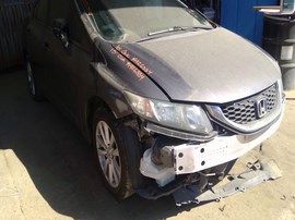 2015 HONDA CIVIC, GRAY, LX MODEL, 1.8L, AT.    A26334